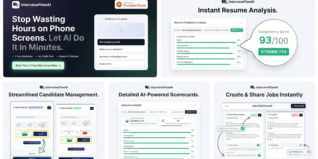 InterviewFlowAI - AI Interviews